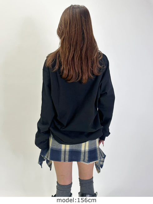 BIG EG刺繍ユニセックスロンT